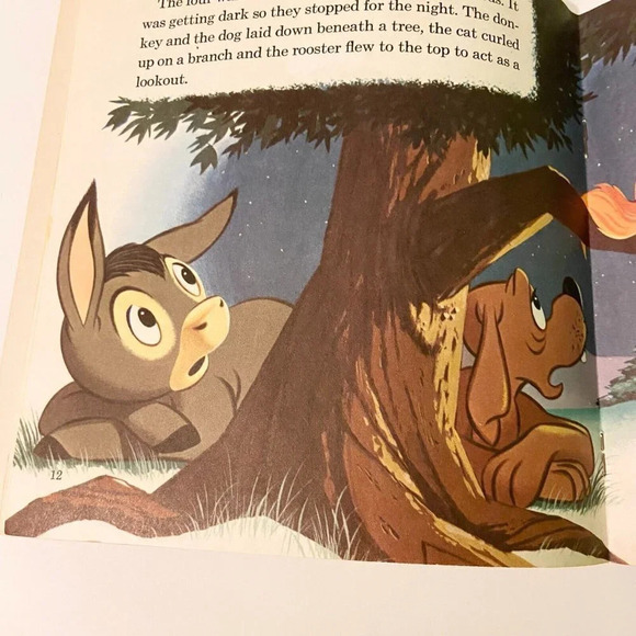 Vintage 1970 Disney Bremen Town Musicians  7 Inch Record and Book - Picture 7 of 15